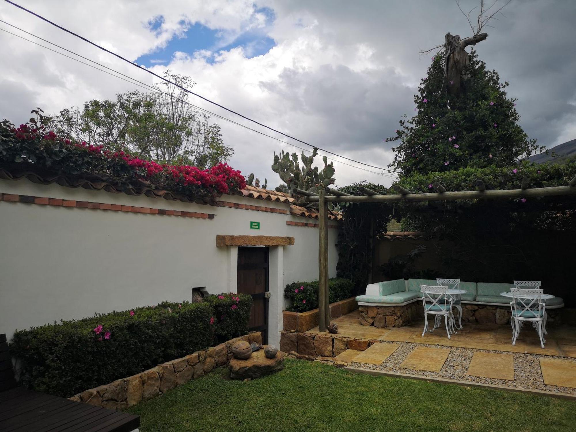 Pensjonat Casa Tzabar Villa de Leyva Zewnętrze zdjęcie