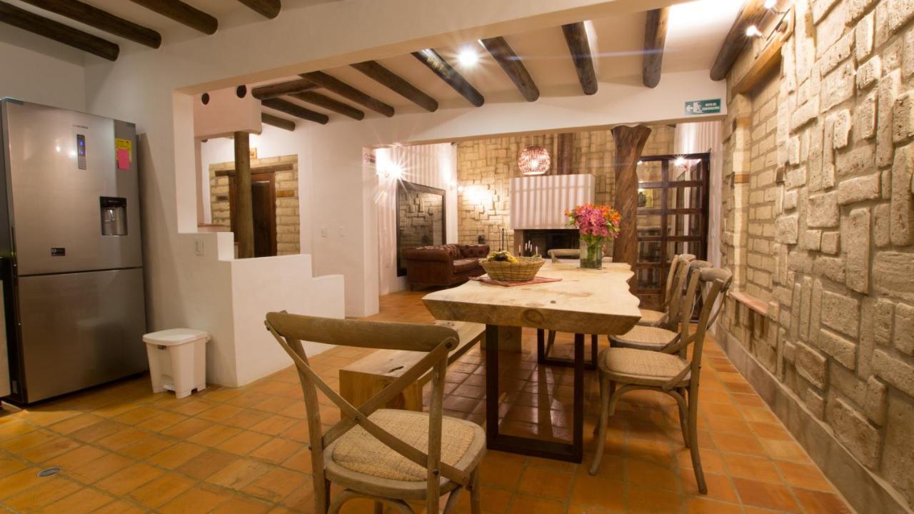 Pensjonat Casa Tzabar Villa de Leyva Zewnętrze zdjęcie
